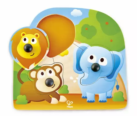 Hape ensipalapeli, villieläimet - Pelit ja palapelit - hape040310 - 1