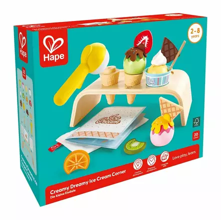 Hape jäätelökioski - Koti- ja roolileikit - hape104217 - 1
